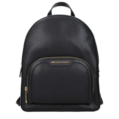 Michael Kors Leather Women's Backpack In Black