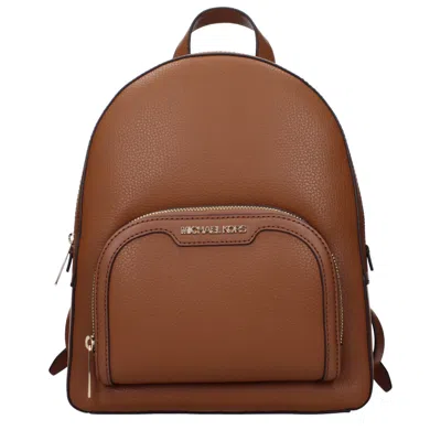 Michael Kors Leather Women's Backpack In Brown