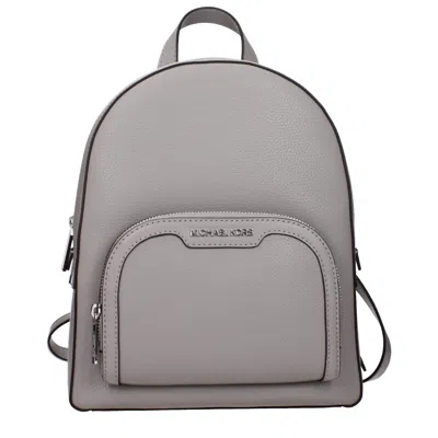Michael Kors Leather Women's Backpack In Gray