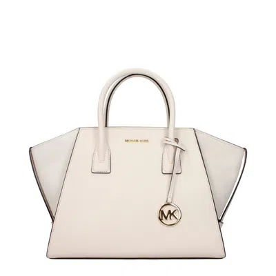 Michael Kors Leather Women's Handbag In Beige