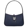 Michael Kors Blue Leather Handbags In Blue