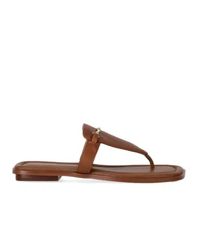 Michael Kors Lena Brown Thong Sandal