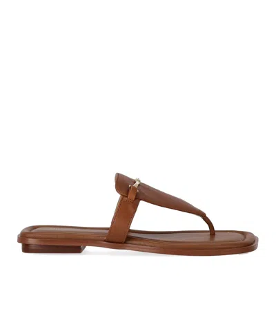 Michael Kors Lena Brown Thong Sandal