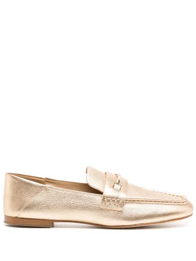 Michael Kors Lena Loafers In 金色