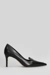 Michael Kors Lena Pump Pumps In Black Leather In Black