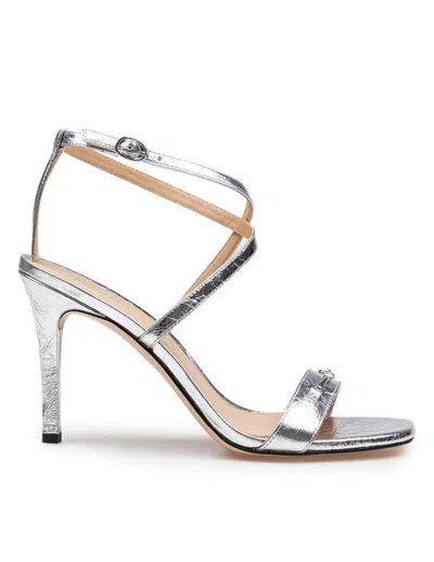 Michael Kors Lena Sandal In Silver