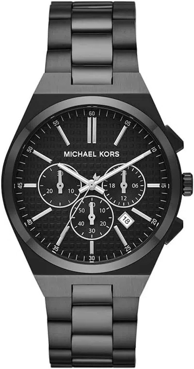 Pre-owned Michael Kors Lennox Mk9146 Watch In Stainless Steel In Silver