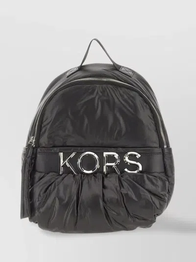 Michael Kors Leonie Backpack Top Handle In Black
