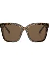 Michael Kors Woman Sunglass Mk2163 San Marino In Brown
