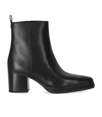 MICHAEL KORS LEX BLACK HEELED ANKLE BOOT