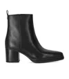 Michael Kors Lex Black Heeled Ankle Boot In Black