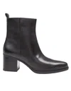 Michael Kors Lex Leather Ankle Boot In Black In Black