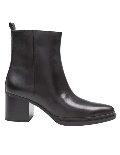 Michael Kors Lex Leather Ankle Boot In Black