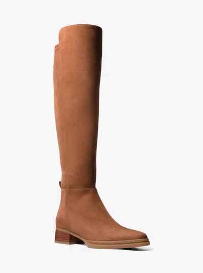 Michael Kors Lex Riding Boot In Brown