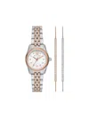 Michael Kors Lexington 26mm Watch Set In White