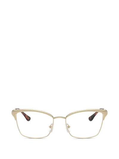 Michael Kors Lexington Browline-frame Glasses In Gold