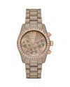 Michael Kors Lexington Chronograph, 38mm In Brown