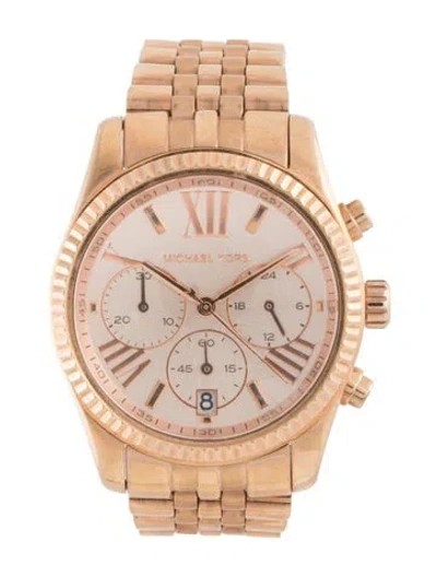 Pre-owned Michael Kors Lexington Watch, 38mm In Multi