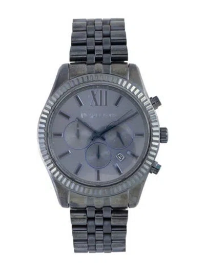 Pre-owned Michael Kors Lexington Watch, 45mm In Multi