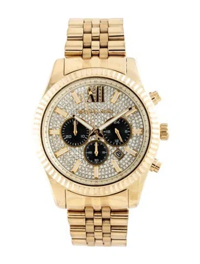 Pre-owned Michael Kors Lexington Watch, 45mm In Multi