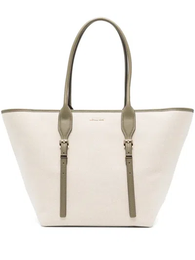 Michael Kors Lg Buckle Tote In Multi