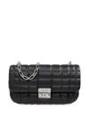 Michael Kors Lg Conv Chain Shldr In Black