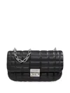 Michael Kors Lg Conv Chain Shldr In Black