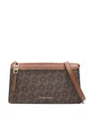 Michael Kors Lg Conv Xbody In Brown