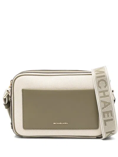 Michael Kors Lg Ew Crossbody In Neutral