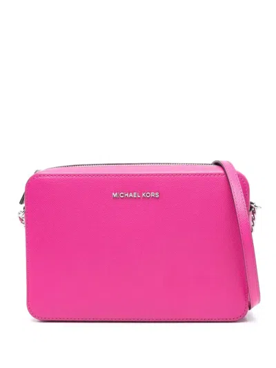 Michael Kors Lg Ew Crossbody In Pink