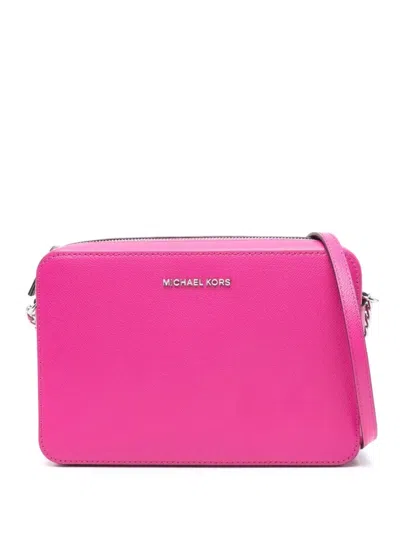 Michael Kors Lg Ew Crossbody In Pink