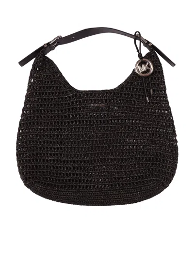 Michael Kors Lg Hobo Shldr In Black