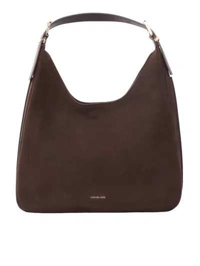 Michael Kors Lg Hobo Shoulder Bag In Brown