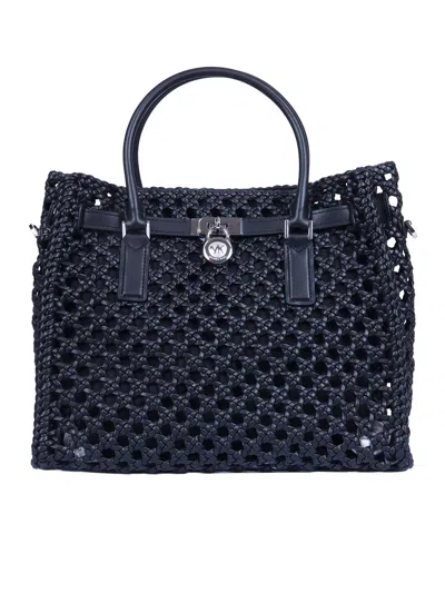 Michael Kors Lg Satchel In Blue