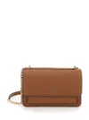 Michael Kors Small Claire Crossbody Bag In Brown