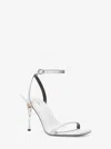 Michael Kors Liana Leather Sandal In White