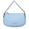 Michael Kors Light Blue Fabric Handbags