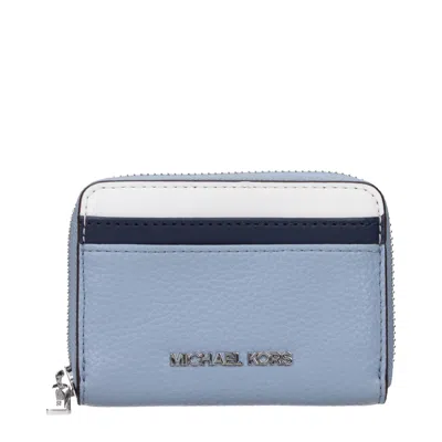 Michael Kors Light Blue Leather Cardholders