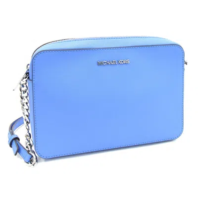 Pre-owned Michael Kors Light Blue Leather Pochette Shoulder Bag ()