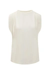 Michael Kors Light Grey Cotton T-shirt In White
