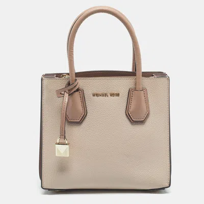 Pre-owned Michael Kors Light Pink Leather Mini Mercer Tote