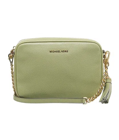 Michael Kors Medium 'camera' Green Leather Bag