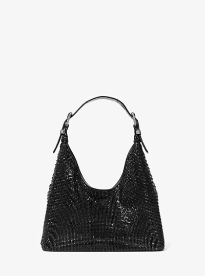 Sac à Main Hobo à Paillettes Mesh Bleu Aqua - Occasion