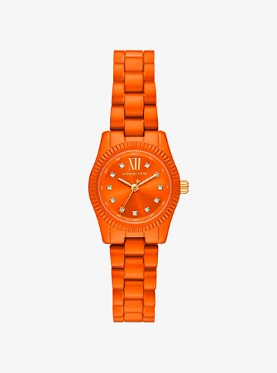 Michael Kors Limited-edition Petite Lexington Orange-tone Watch