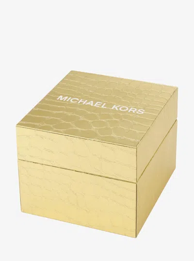 Michael Kors Limited-edition Mini Darrington Pavé Bezel Gold-tone Watch
