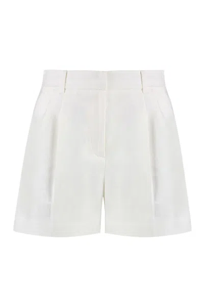 Michael Kors Linen Bermuda-shorts In White