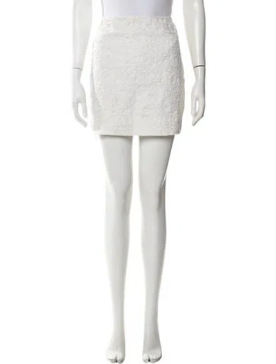 Pre-owned Michael Kors Linen Mini Skirt In Neutrals
