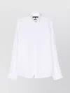 Michael Kors Tailored Button-down Shirt With Curved Hem In White
