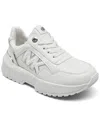Michael Kors Little Girls Cosmo Maddy Casual Sneakers From Finish Line In White