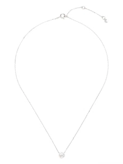 Michael Kors Lobster Claw Fastening Necklace In Silver